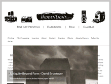 Tablet Screenshot of hiddenlightllc.com